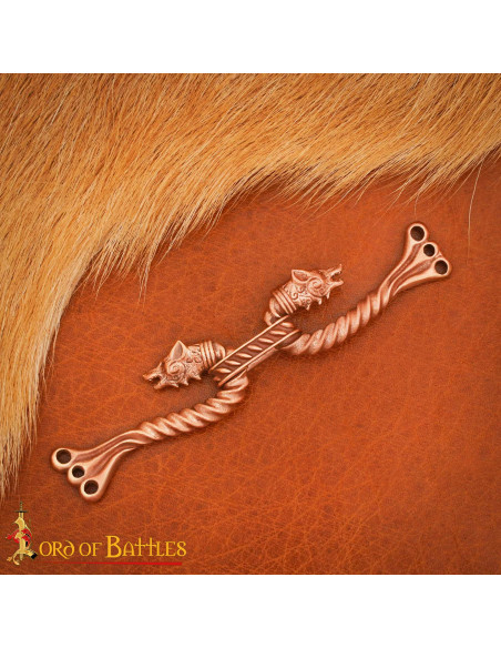 Fecho de capa vikinga com design de...