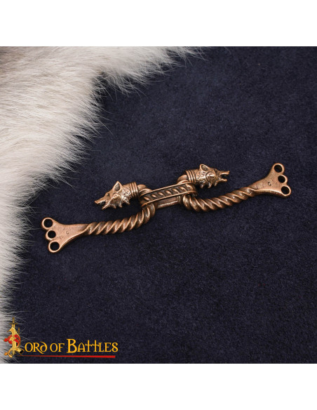 Fecho de capa vikinga com design de...