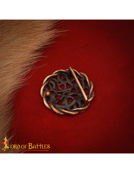 Fivela celta para cinto em bronze...