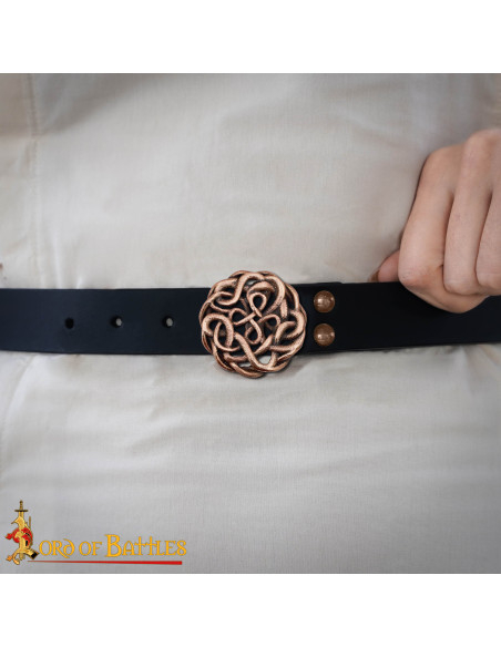 Fivela celta para cinto em bronze...