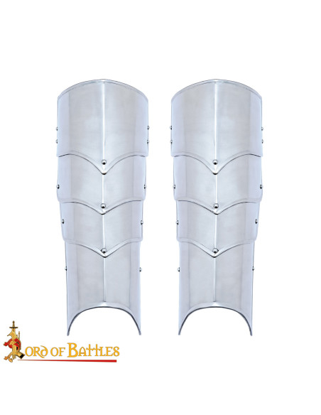 Grebas medievais de cavaleiro em aço...