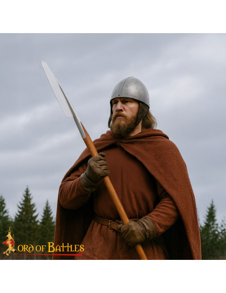 Ponta de lança medieval cônica feita...