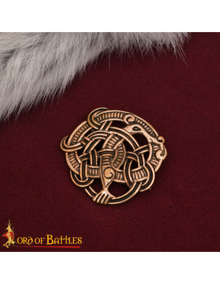 Broche de Bronze Viking Cera Perdida...