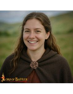 Broche de Bronze Viking Cera Perdida Design Nórdico 2