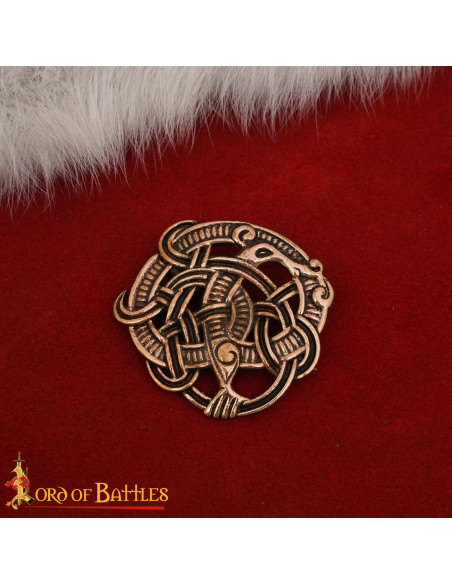 Broche de Bronze Viking Cera Perdida...