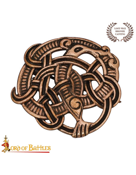 Broche de Bronze Viking Cera Perdida...