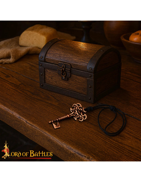 Pendente de chave vikinga de bronze,...