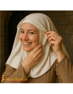 Conjunto de 6 alfinetes medievais para roupas em latão 2