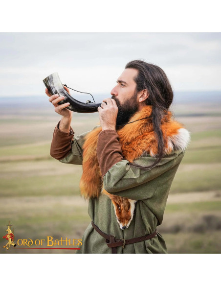 Chifre de boi viking medieval modelo...