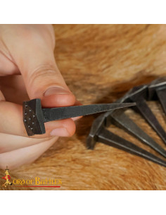 Conjunto 10 pregos medievais forjados (8 cm)