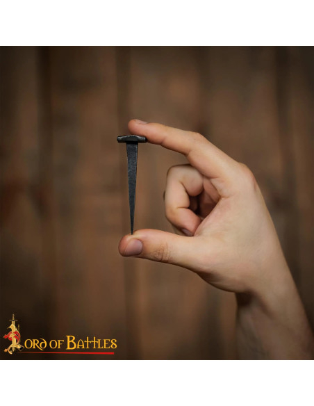 Conjunto 10 pregos medievais forjados...