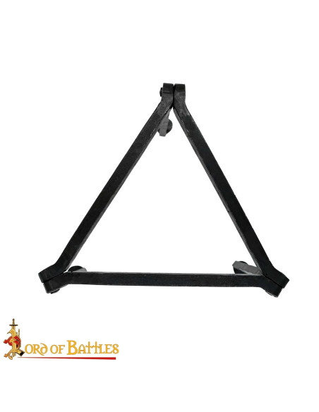 Tripé medieval para fogo em ferro...