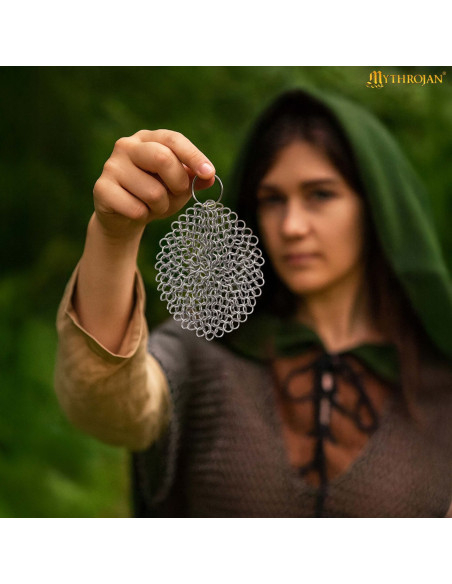 Chaveiro resistente de cota de malha...