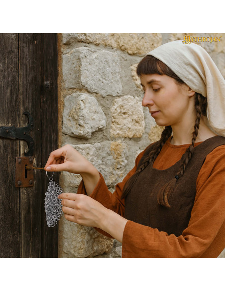 Chaveiro resistente de cota de malha...