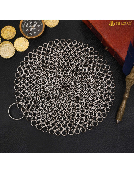 Chaveiro antistress medieval de malha...