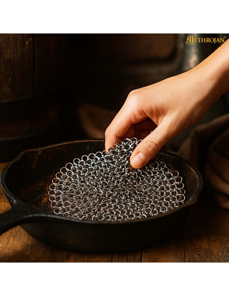 Chaveiro antistress medieval de malha...