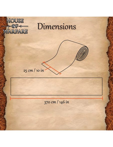 Fajín histórico negro suave e...