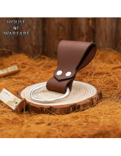 Cinto para Machadinha de Couro Marrom com Argola 2