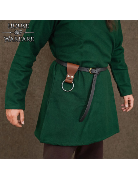 Cinto para Machadinha de Couro Marrom...