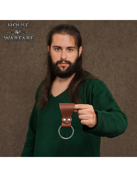 Cinto para Machadinha de Couro Marrom...