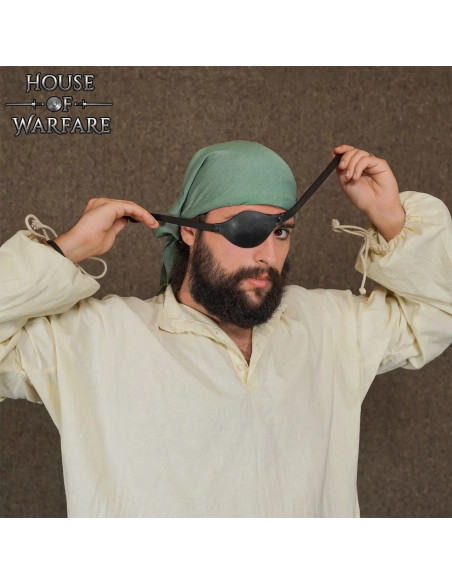 Patches de Olho Pirata em Couro...