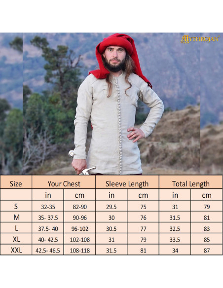 Jaqueta medieval do século XIV em...