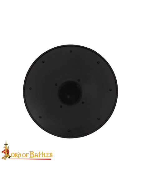 Escudo Viking forjado à mão, aço, 19...