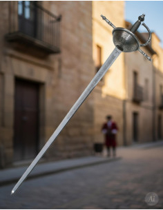Espada espanhola Tizona, acabamento rústico, s. décimo...