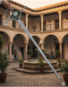 Espada espanhola Tizona, acabamento rústico, s. décimo... 2