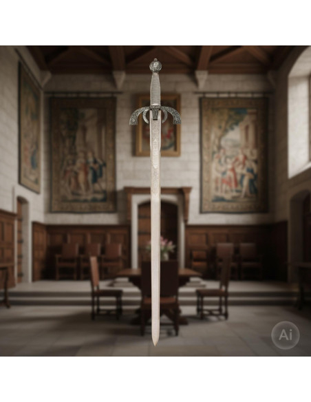 Espada Duque de Alba, acabamento rústico