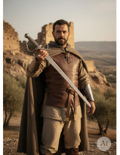 Espada Colada Cid, acabamento rústico 2