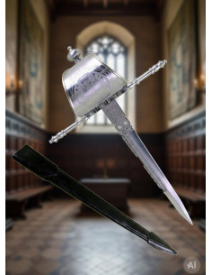 Adaga para mão esquerda com bainha