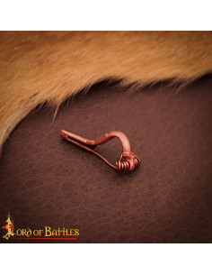 Broche de joelho romano tardo-imperial em bronze fundido 2