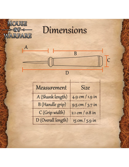 Punção de aço para perfurar e...