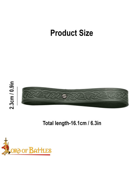 Cinta de couro celta artesanal para...