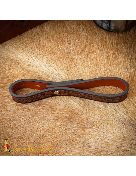 Correia de couro celta artesanal para...