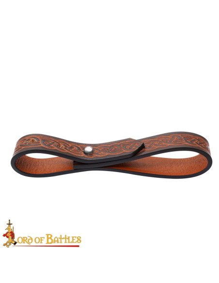 Correia de couro celta artesanal para...