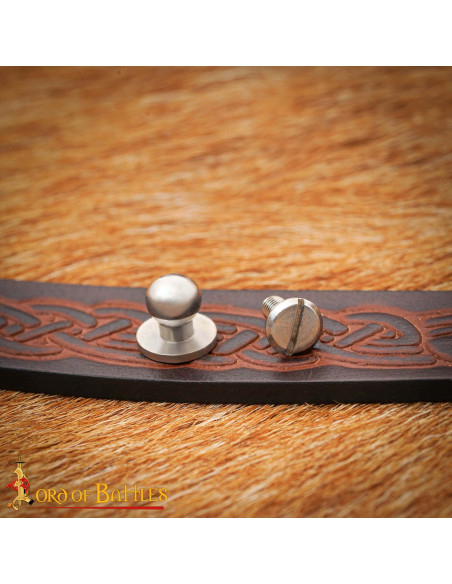 Correia de couro celta artesanal para...