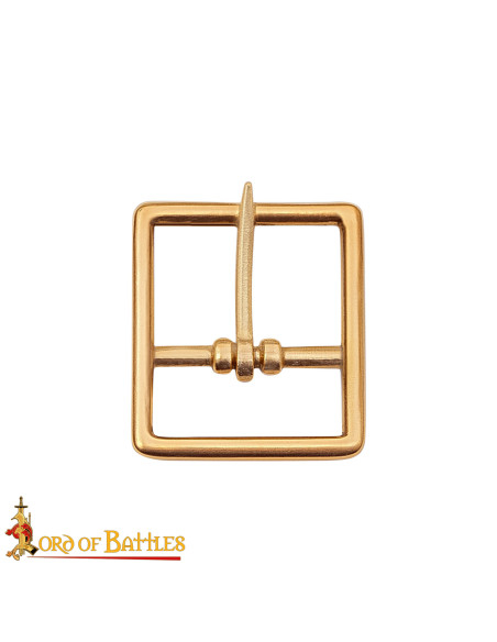 Fivela de latão maciço medieval 2.3...