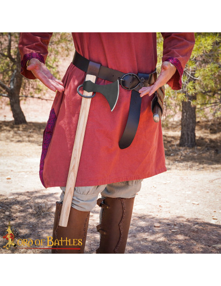 Machado vikingue de combate, aço...