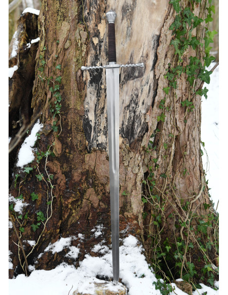 Espada bastarda com bainha, funcional