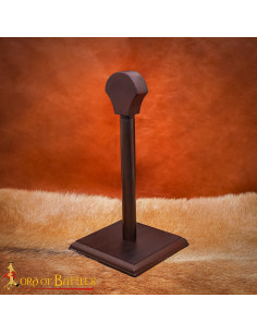 Suporte estável de madeira maciça para capacetes diversos