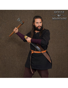 Manguitos para braço vikings em lona de algodão marrom... 2