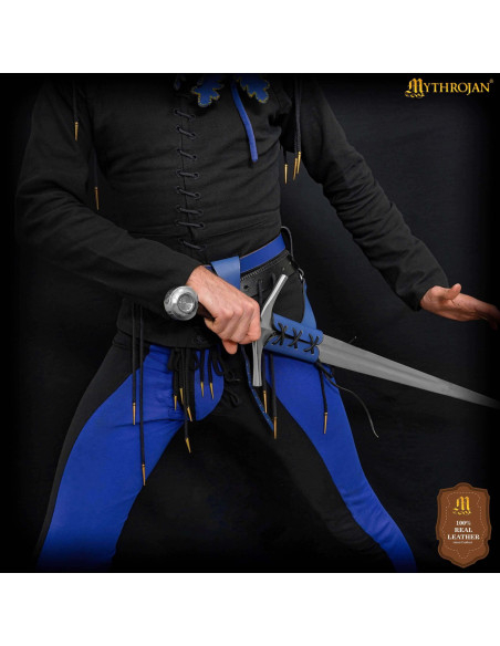 Suporte medieval ajustável de couro...