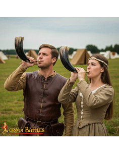 Trombeta Vikinga com Bico de Latão Maciço 2