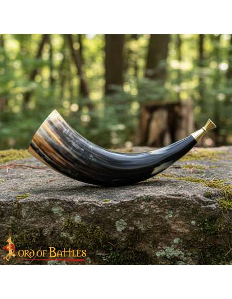 Trombeta Vikinga com Bico de Latão...