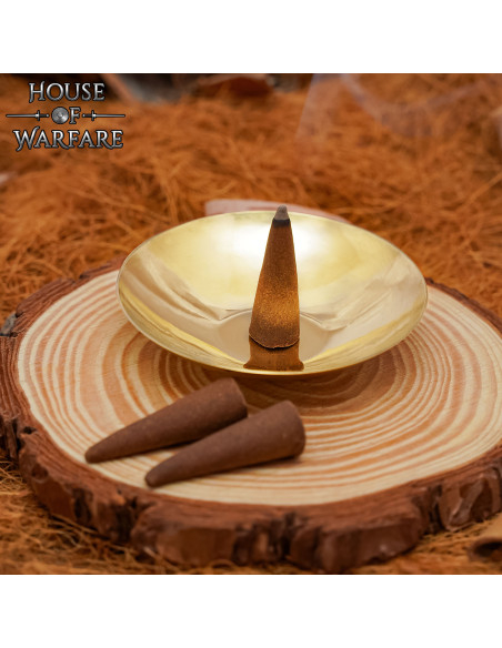 Tigela medieval em latão, tamanho...