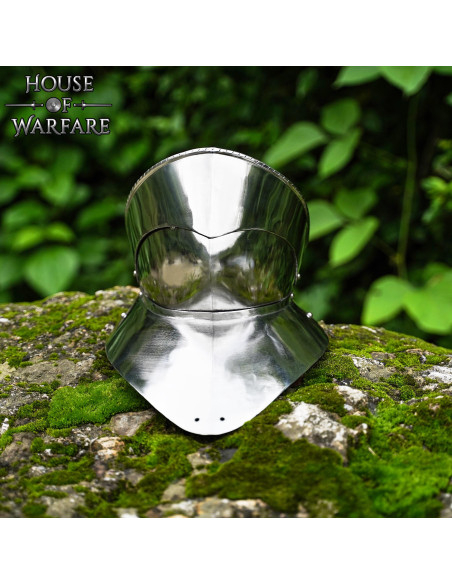 Gorgeta de Aço do Século XV Autêntica...