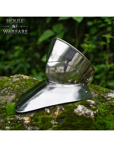 Gorgeta de Aço do Século XV Autêntica...