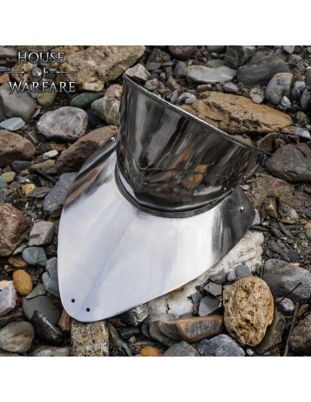 Gorgeta de Aço do Século XV Autêntica...